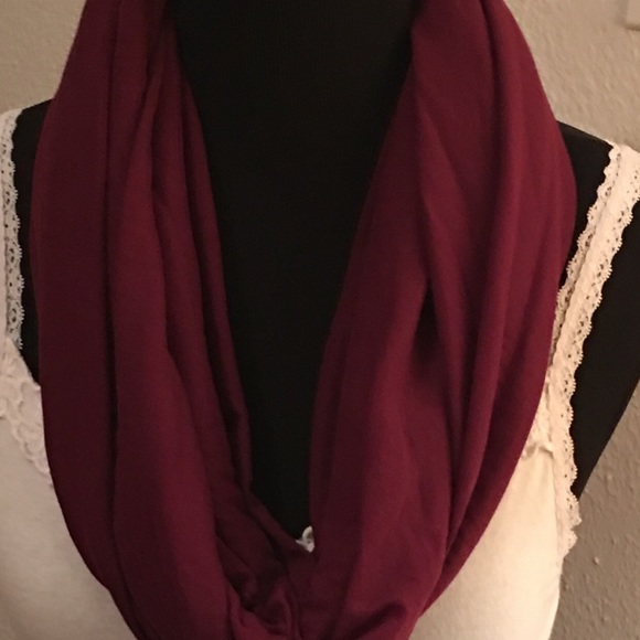 Infinity Scarf - Burgundy Color