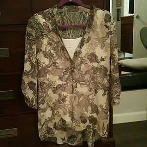 Light-weight floral blouse