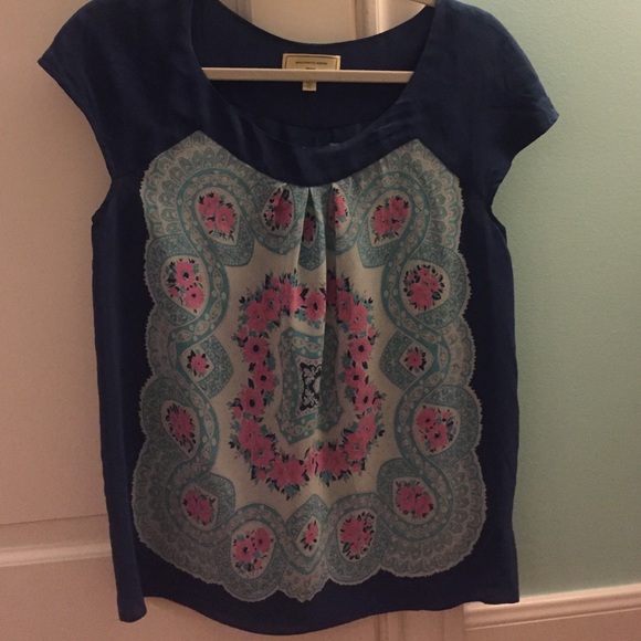 Anthropologie floral blouse - Picture 1 of 3