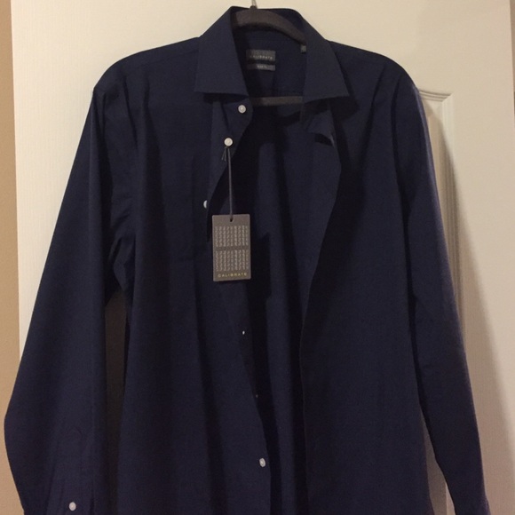 Calibrate dress shirt navy