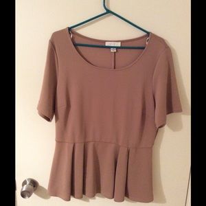 Forever 21 Beige top.