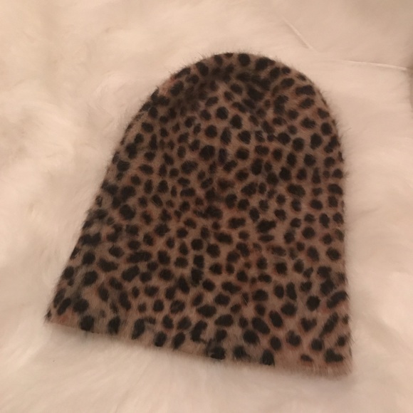 H&M Cheetah print beanie hat!!