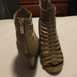 Betsy Johnson Caged Wedge Heels