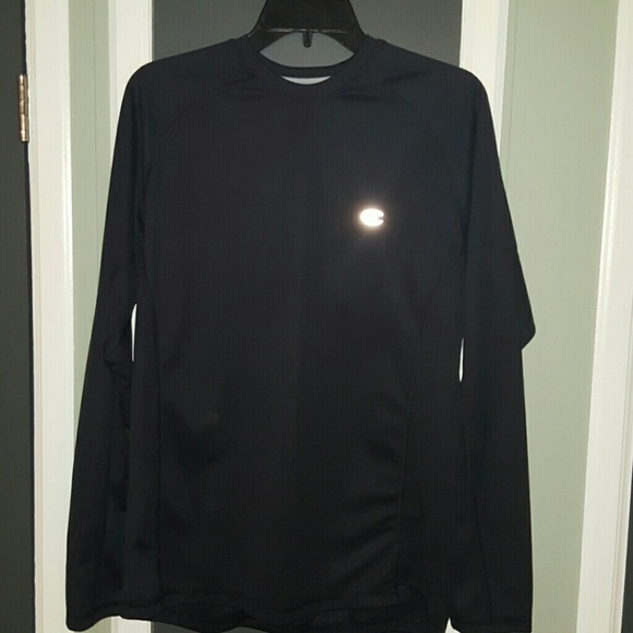 Mens Black Champion Performance Tee.