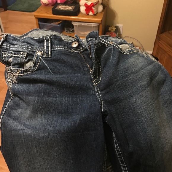 Silver jeans