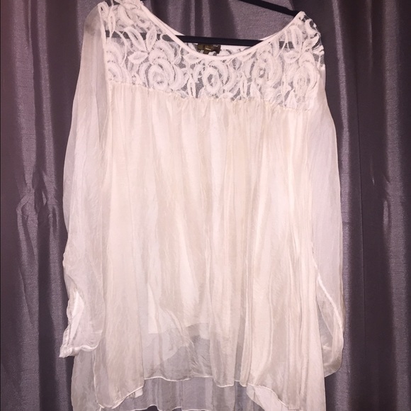 Silk Lined layered Flowy Blouse