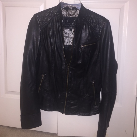 Leather jacket