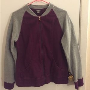 Zip up sweatshirt