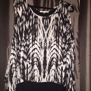 Layered Sleeveless , flowy blouse.