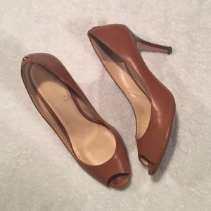 Ivanka Trump Cleo Peep Toe Heels