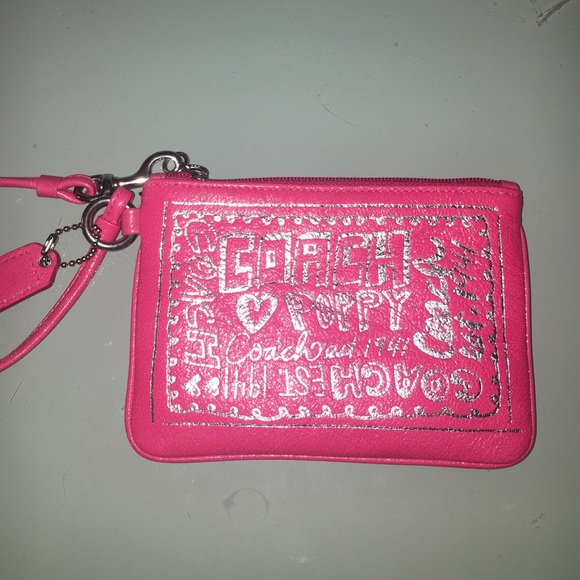 Coach Poppy Wristlet