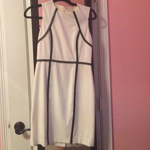 Cream Calvin Klein dress