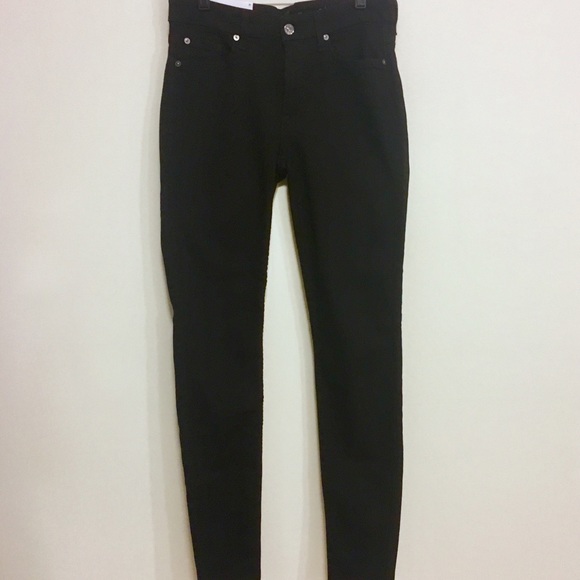 NWT 7 for all mankind black skinny jean