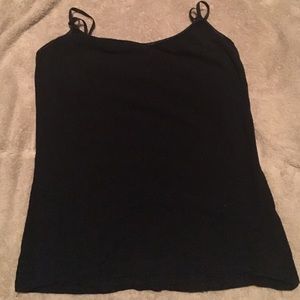 Black tank top