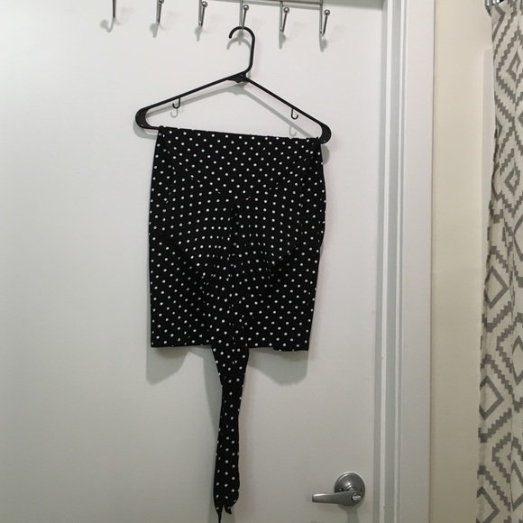 Black and white convertible dress