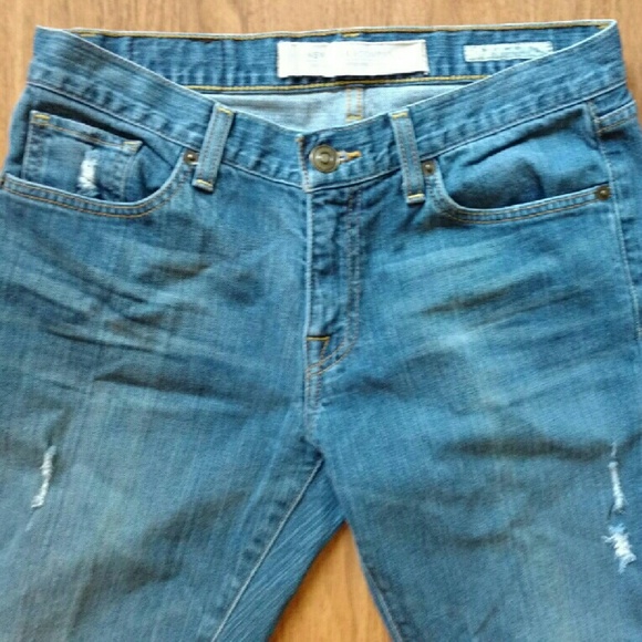 New York & Company Distressed Boyfriend Jeans - Picture 2 of 4