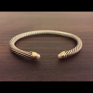 David Yurman cable classic - pearl