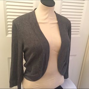 Jessica Howard 3/4 Sleeve Crop Sweater-L