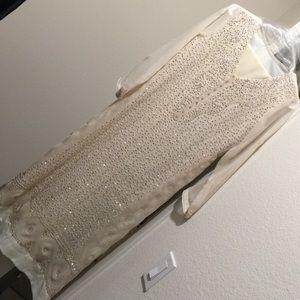 Brand new white shalwar kamiz w/ matching stole.