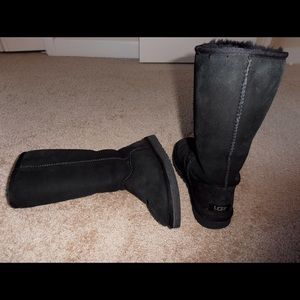 UGG Classic Tall Black Boots size 7