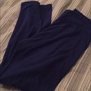 Blue Lularoe OS Leggings