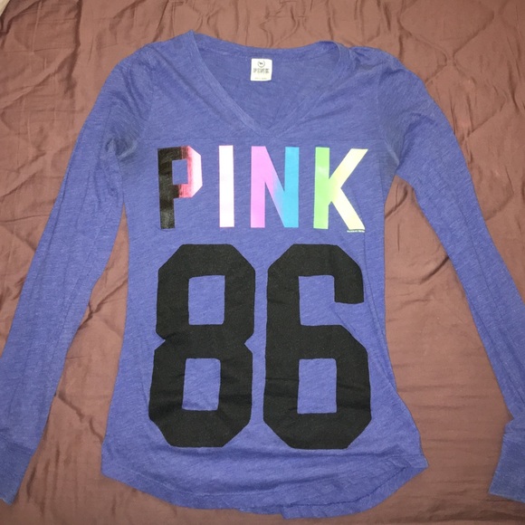 PINK VS LONG SLEEVE TEE