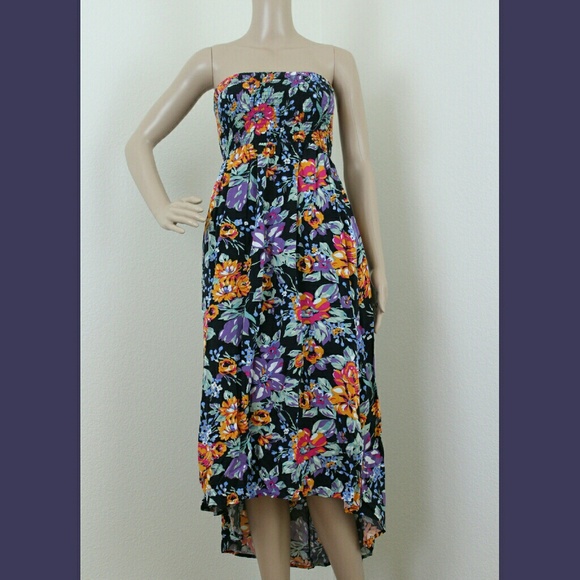 ⛔️SOLD⛔️ High-Low Tube Maxi Dress