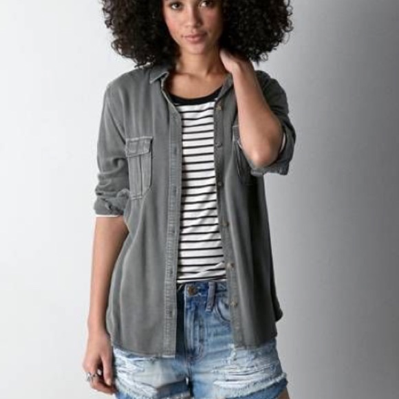 Vintage Boyfriend AE Button Down