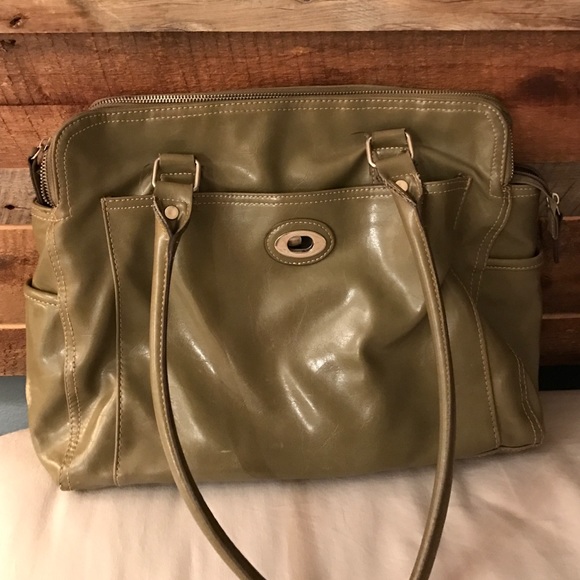 Olive green shoulder bag