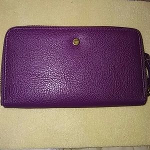 Purple Clutch Wallet