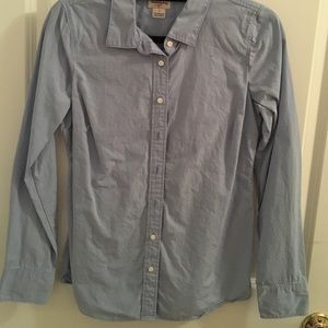 J.Crew Classic Button Down in blue