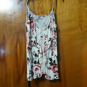 Flowered Tank top