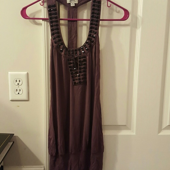 Purple top with studded design - Picture 1 of 3