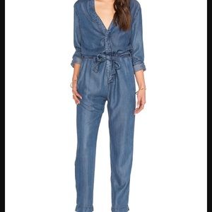 Free People denim jumpsuit size 8