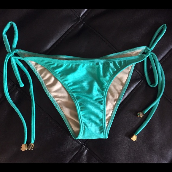 🐳 BRAZILIAN TEAL BIKINI BOTTOMS 🐳