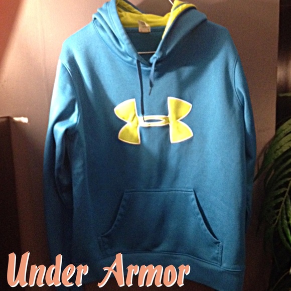 under armour hoodie lime green