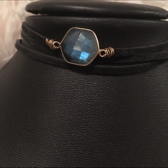 SOLD Labradorite choker - Picture 1 of 3