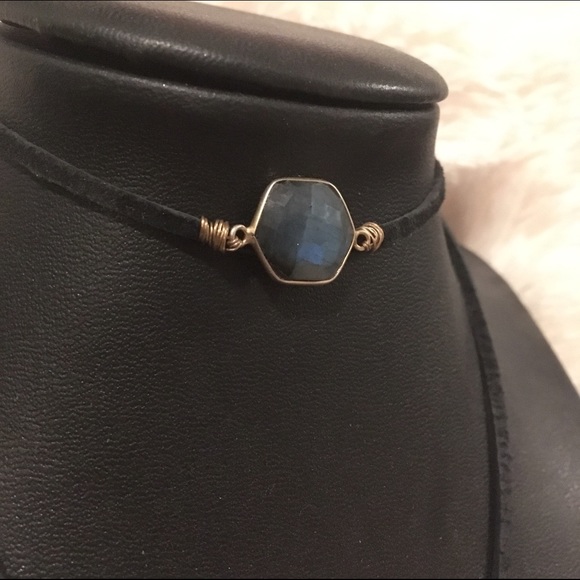 SOLD Labradorite choker - Picture 2 of 3