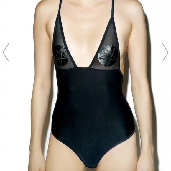 Disturbia x Dolls Kill Intentions swimsuit, size S