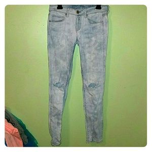 Faded Light Skinny Jeans