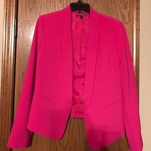 Hot pink Express blazer