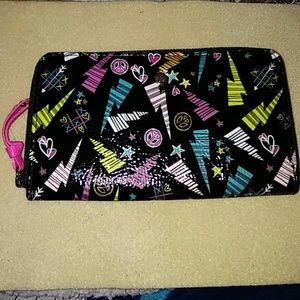 Lightening Bolt Clutch Wallet