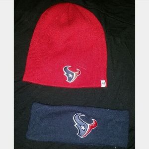 Texans beanie & head warmer