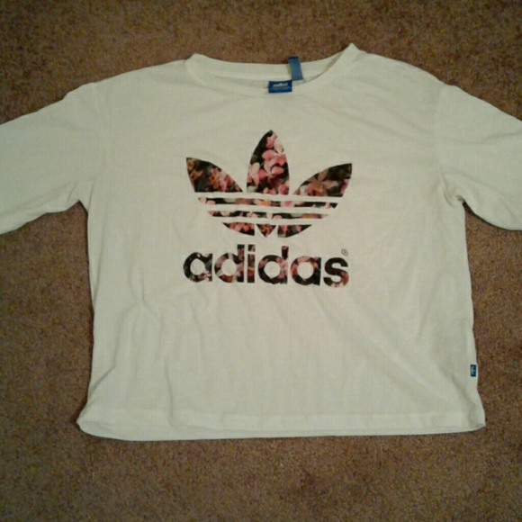 Floral Adidas shirt