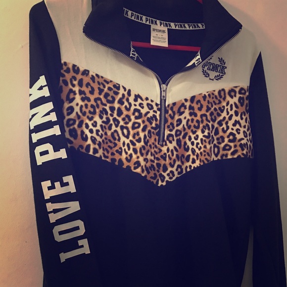 PINK Victoria's Secret Sweaters - Victoria secret half zip NEW