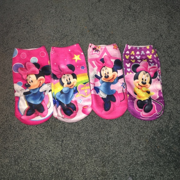 Bundle of Minnie Mouse socks (4 pairs) - Picture 1 of 4