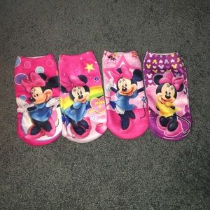 Bundle of Minnie Mouse socks (4 pairs)
