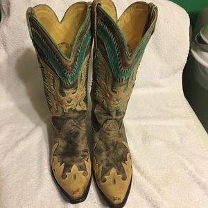Beautiful ladies Corral cowboy boots EUC