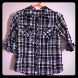 Plaid button up