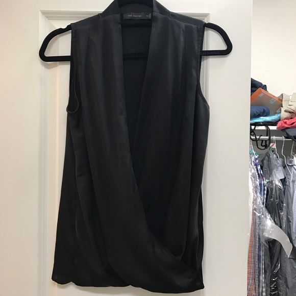 Black Tank Top Blouse